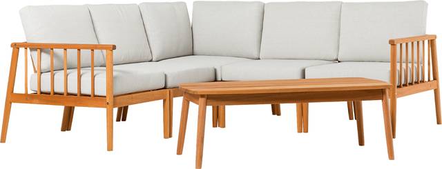 Outdoor Shellrich Coast Natural 6pc Chat Set - Thumbnail - Image 3