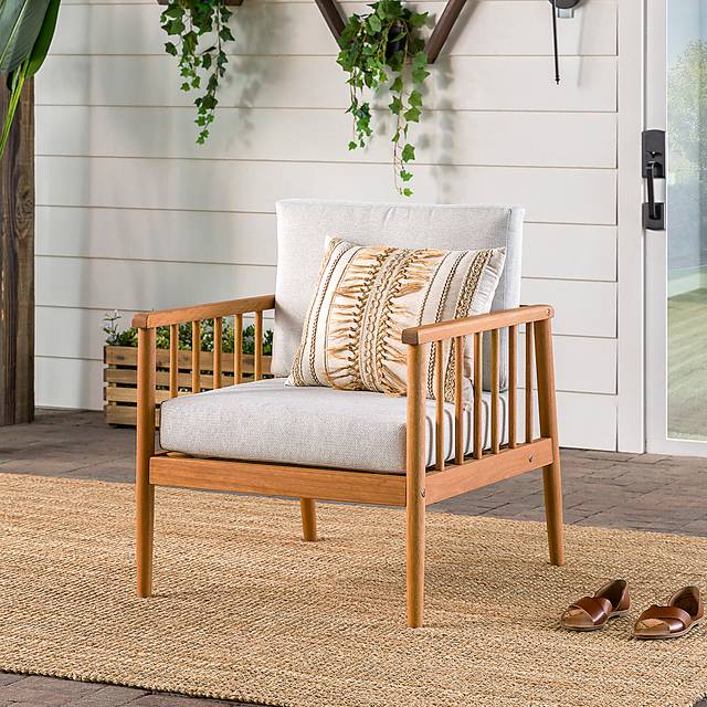 Outdoor Shellrich Coast Natural Accent Chair - Thumbnail - Image 3