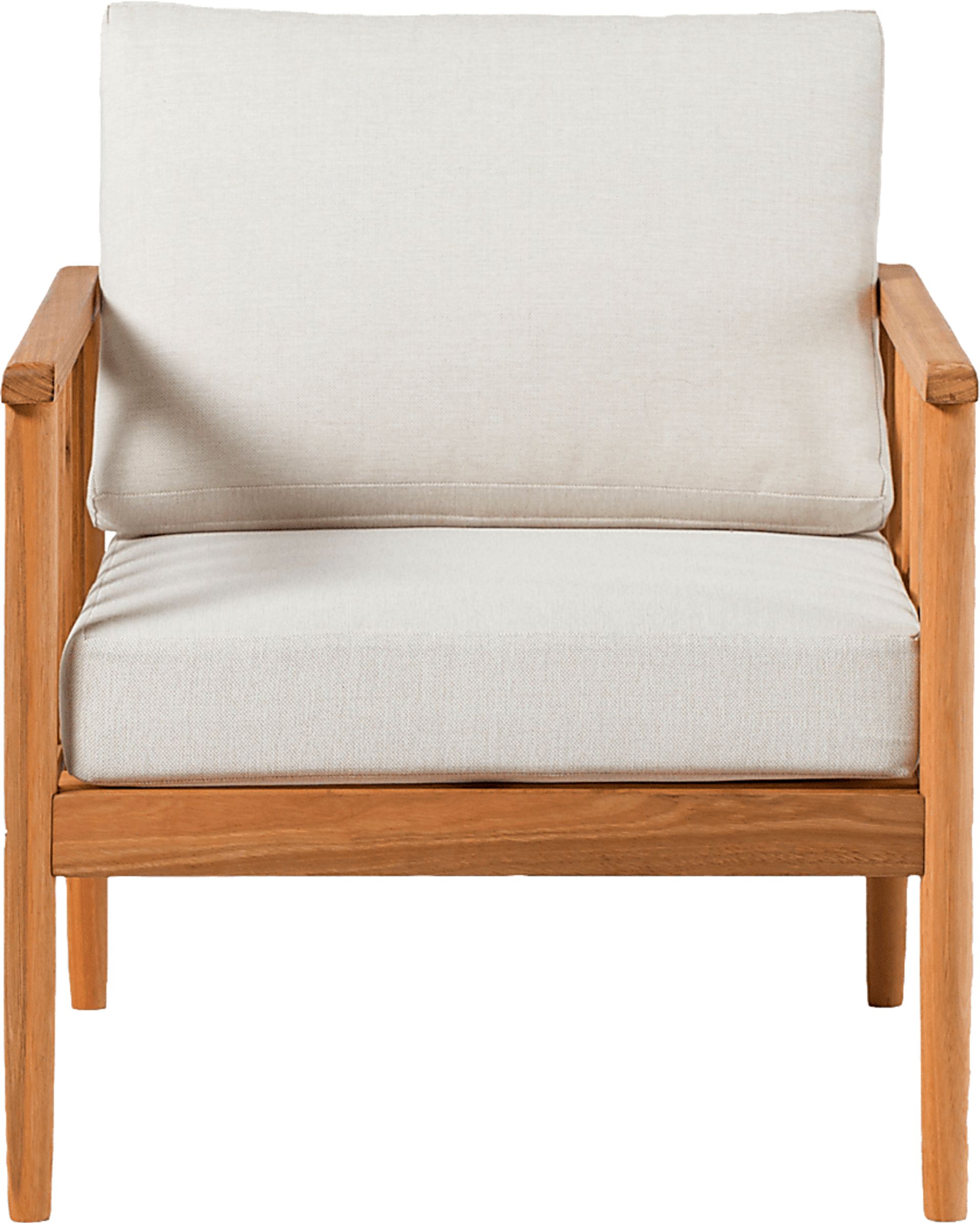 Outdoor Shellrich Coast Natural Accent Chair - Image 4