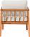 Outdoor Shellrich Coast Natural Accent Chair