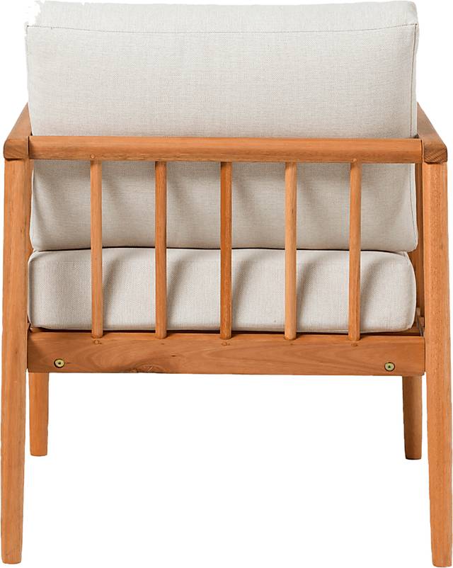 Outdoor Shellrich Coast Natural Accent Chair - Thumbnail - Image 5