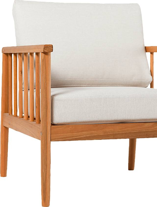 Outdoor Shellrich Coast Natural Accent Chair - Thumbnail - Image 6