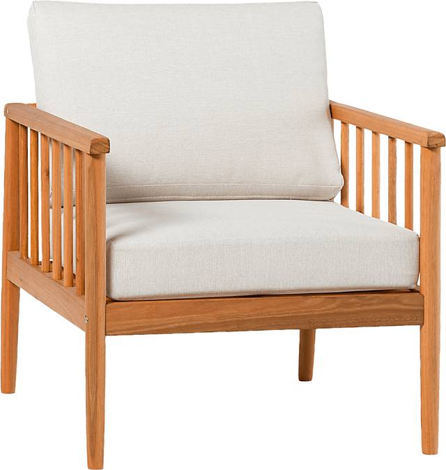 Outdoor Shellrich Coast Natural Accent Chair - Thumbnail - Image 1