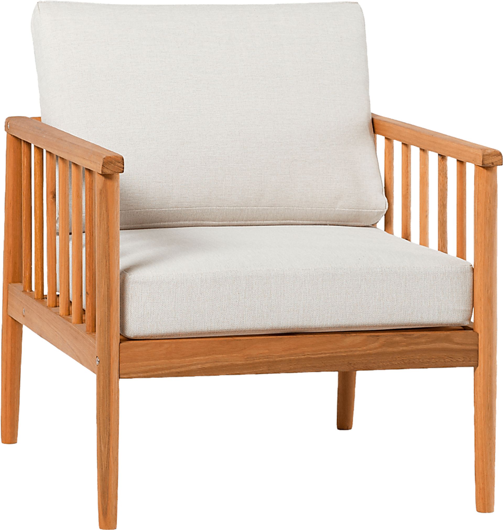 Outdoor Shellrich Coast Natural Accent Chair - Image 1