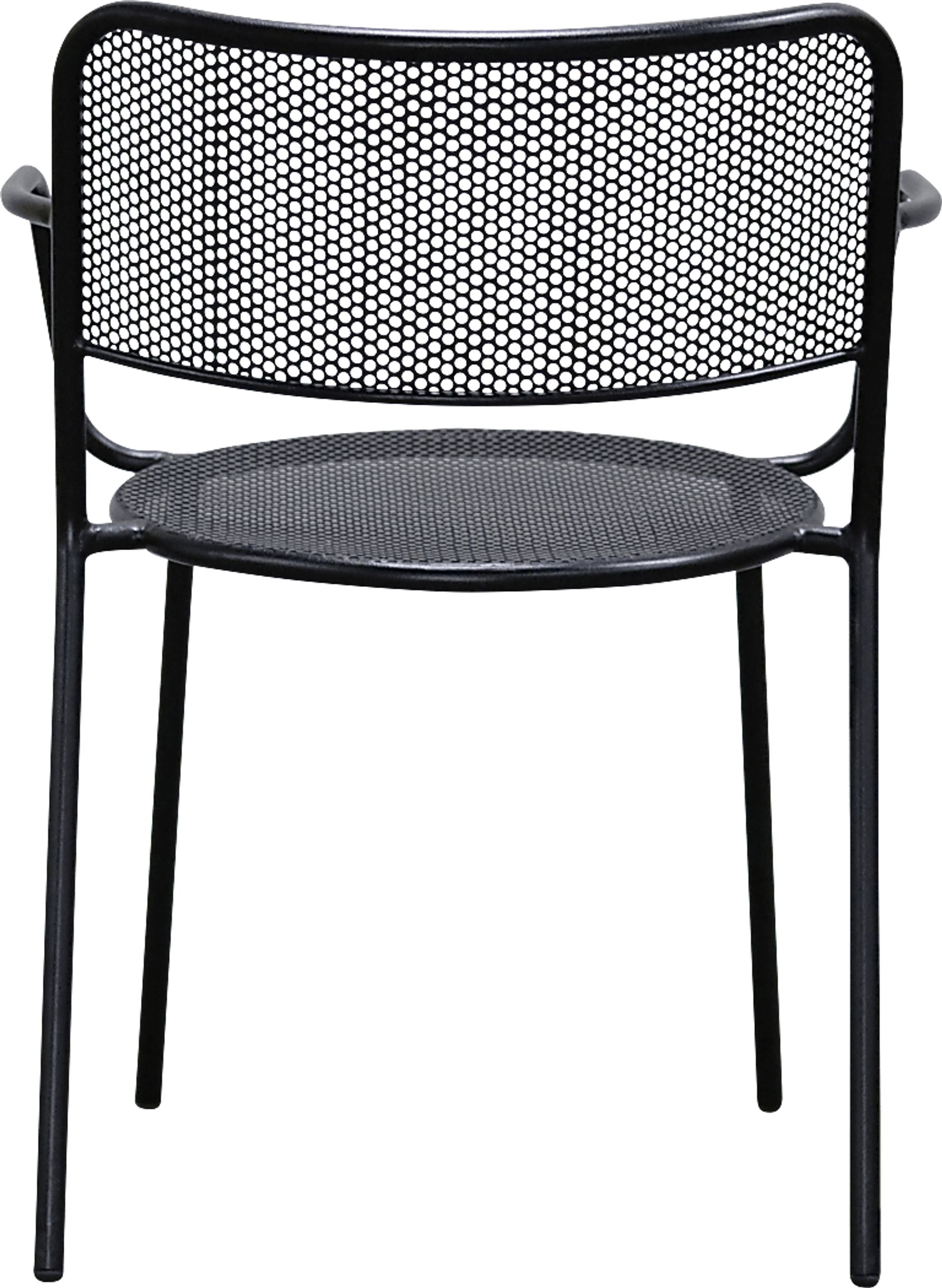 Outdoor Sherwoody Black Arm Chair, Set of 2 - Image 6