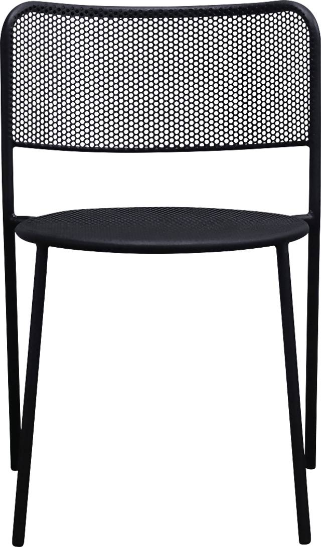 Outdoor Sherwoody Black Dining Chair, Set of 2 - Thumbnail - Image 5