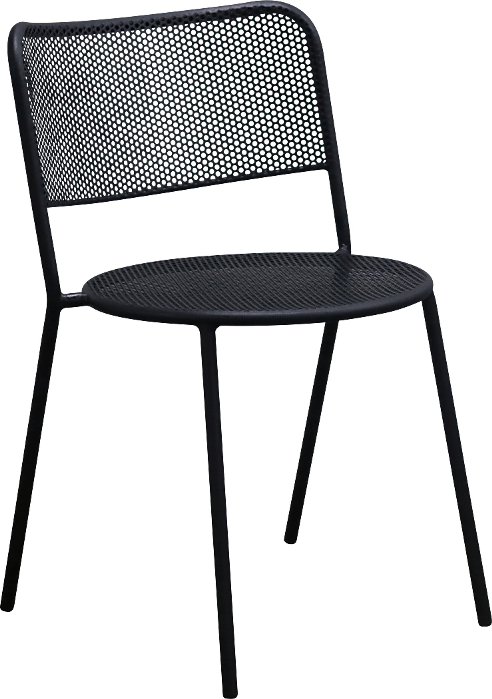 Outdoor Sherwoody Black Dining Chair, Set of 2 - Image 6