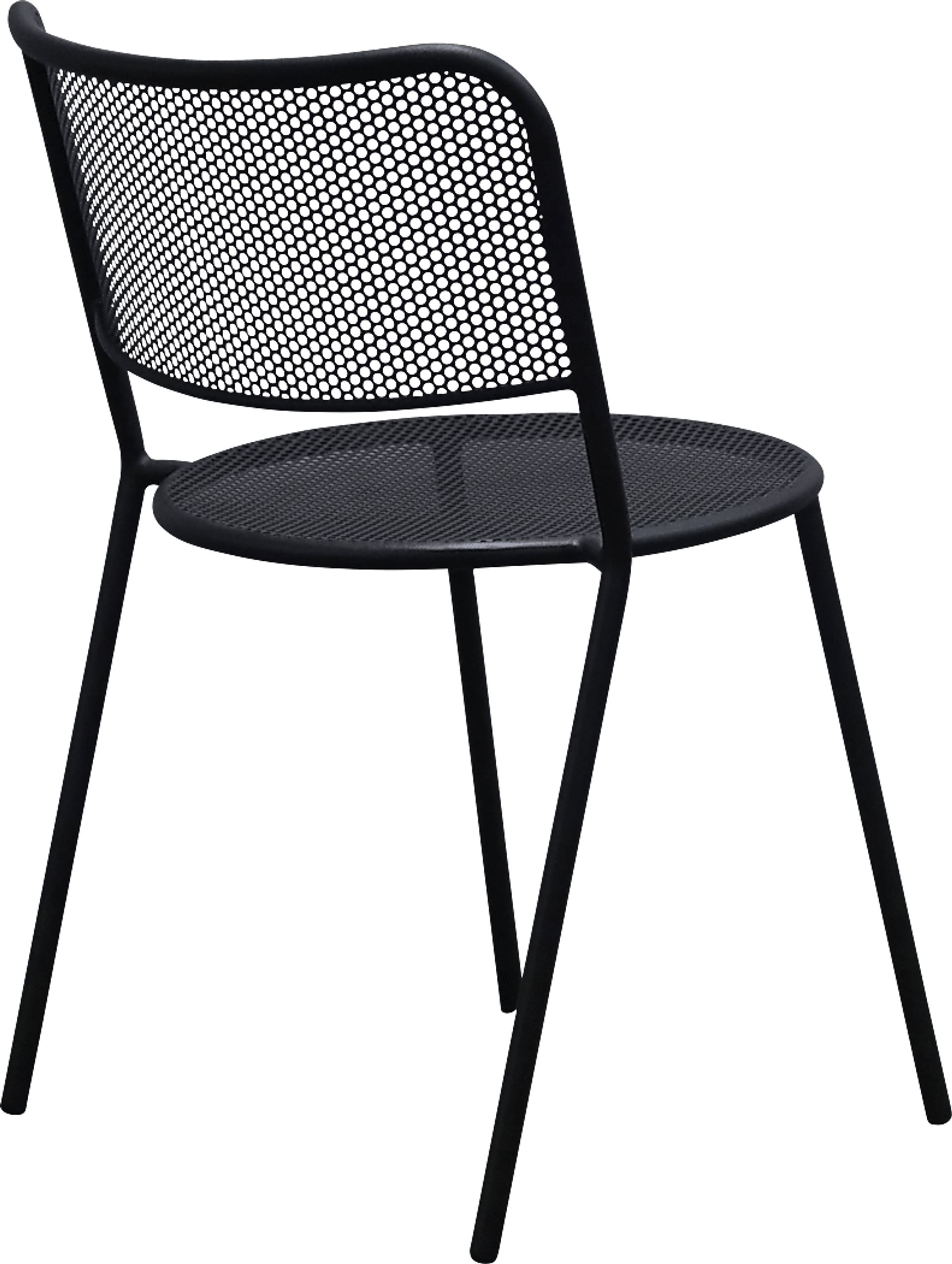 Outdoor Sherwoody Black Dining Chair, Set of 2 - Image 8