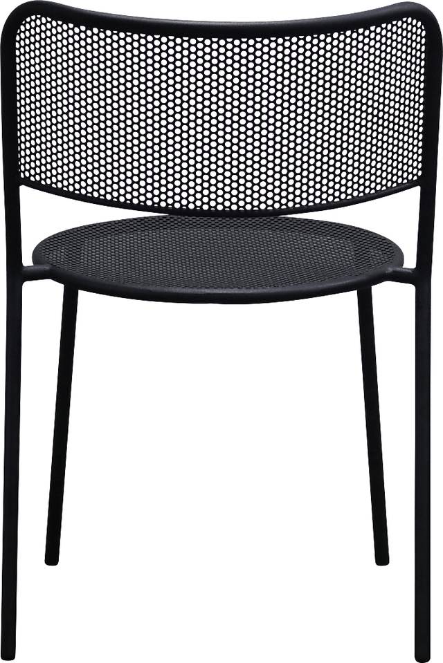 Outdoor Sherwoody Black Dining Chair, Set of 2 - Thumbnail - Image 9