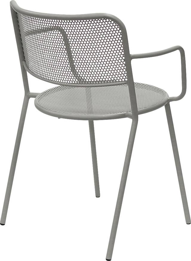 Outdoor Sherwoody Gray Arm Chair, Set of 2 - Thumbnail - Image 4