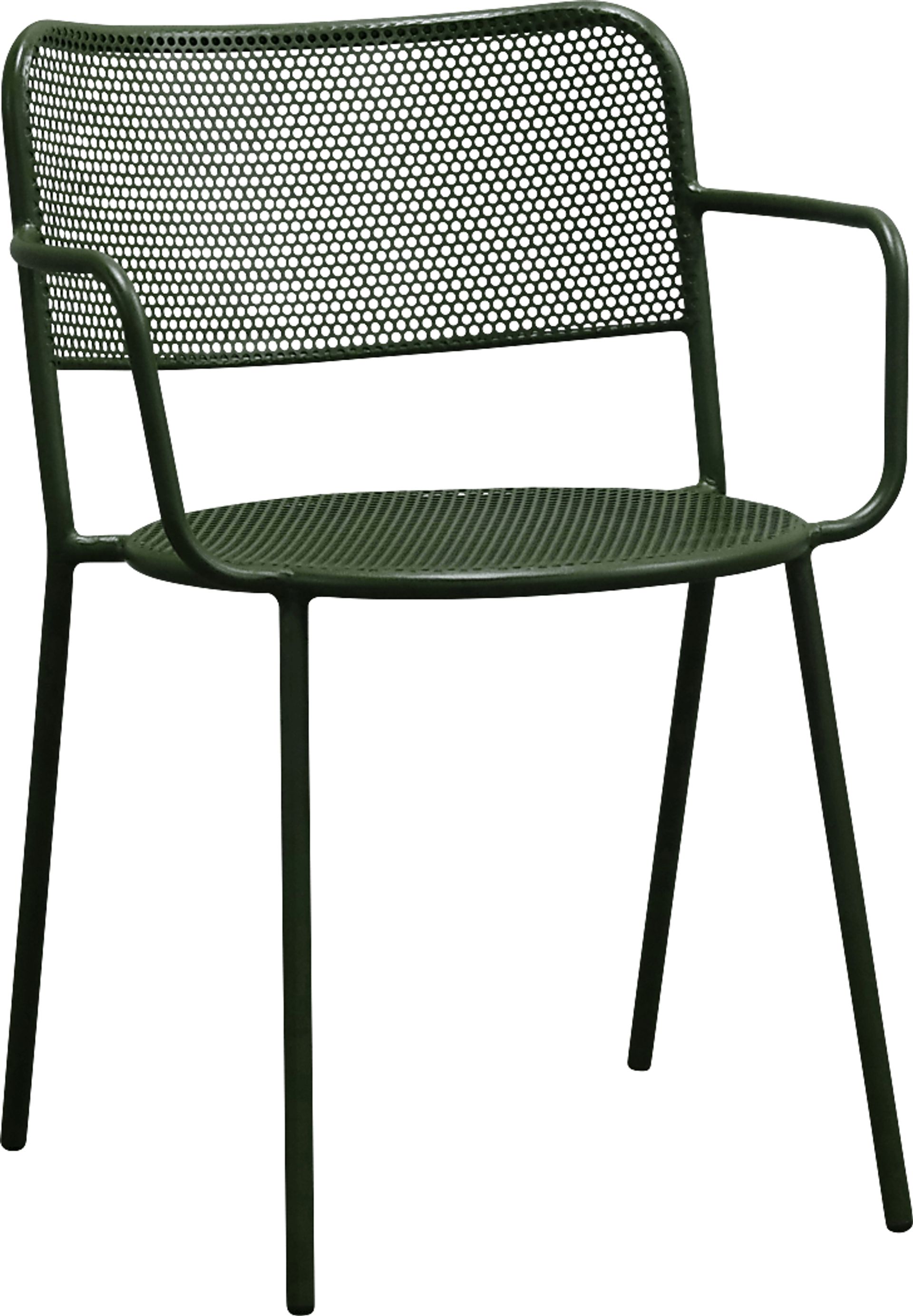 Outdoor Sherwoody Green Arm Chair, Set of 2 - Image 4