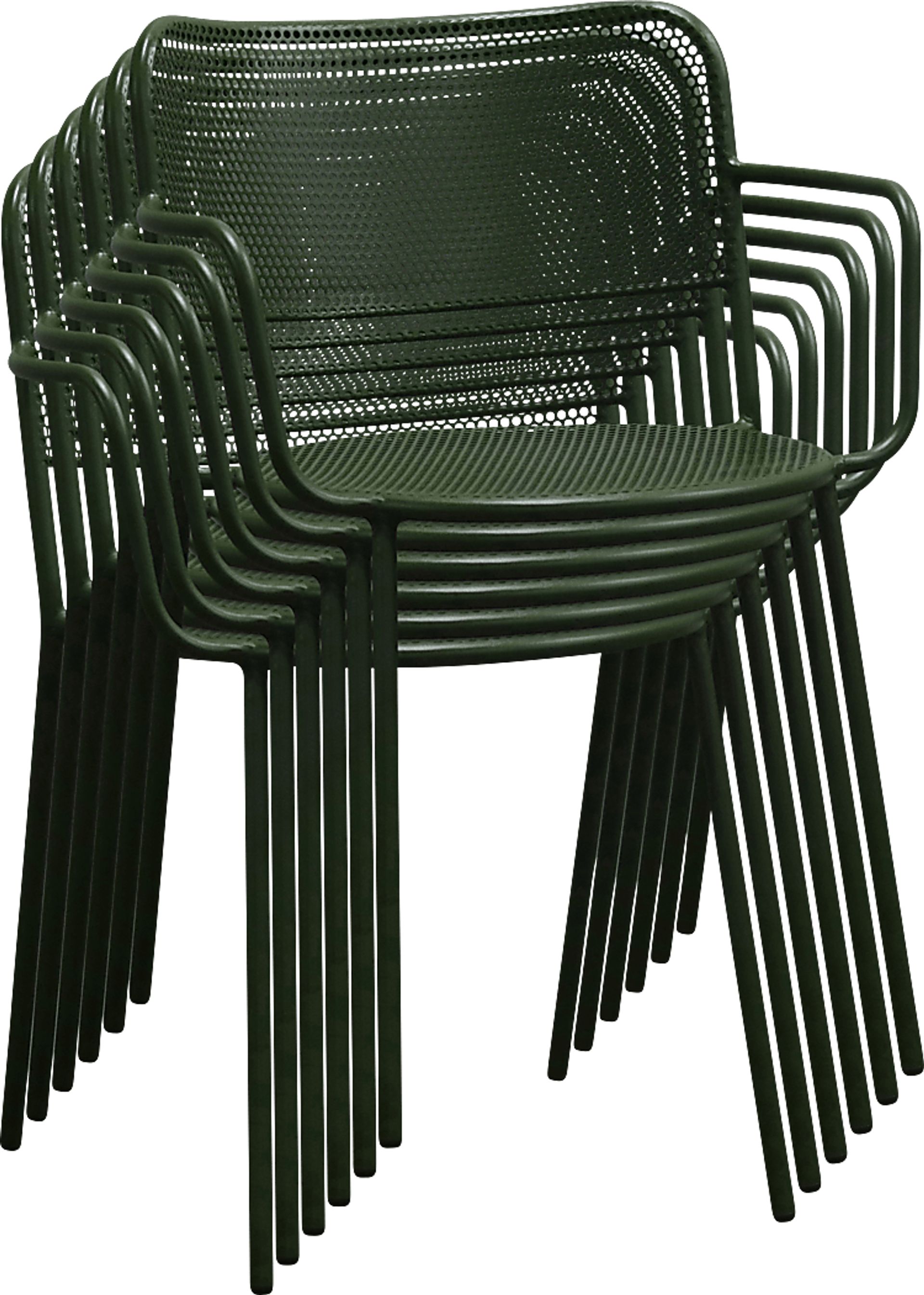 Outdoor Sherwoody Green Arm Chair, Set of 2 - Image 8