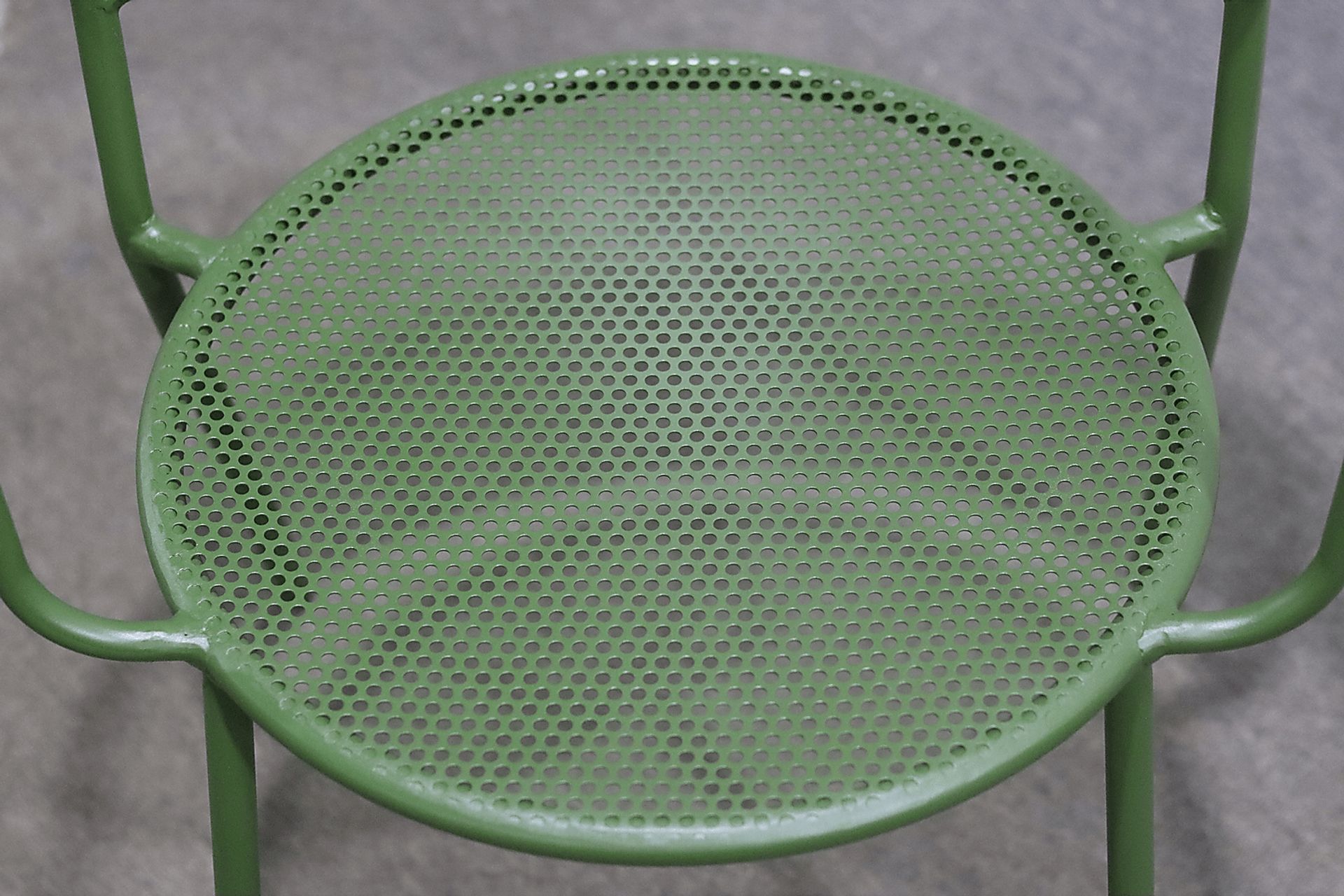 Outdoor Sherwoody Green Arm Chair, Set of 2 - Image 9