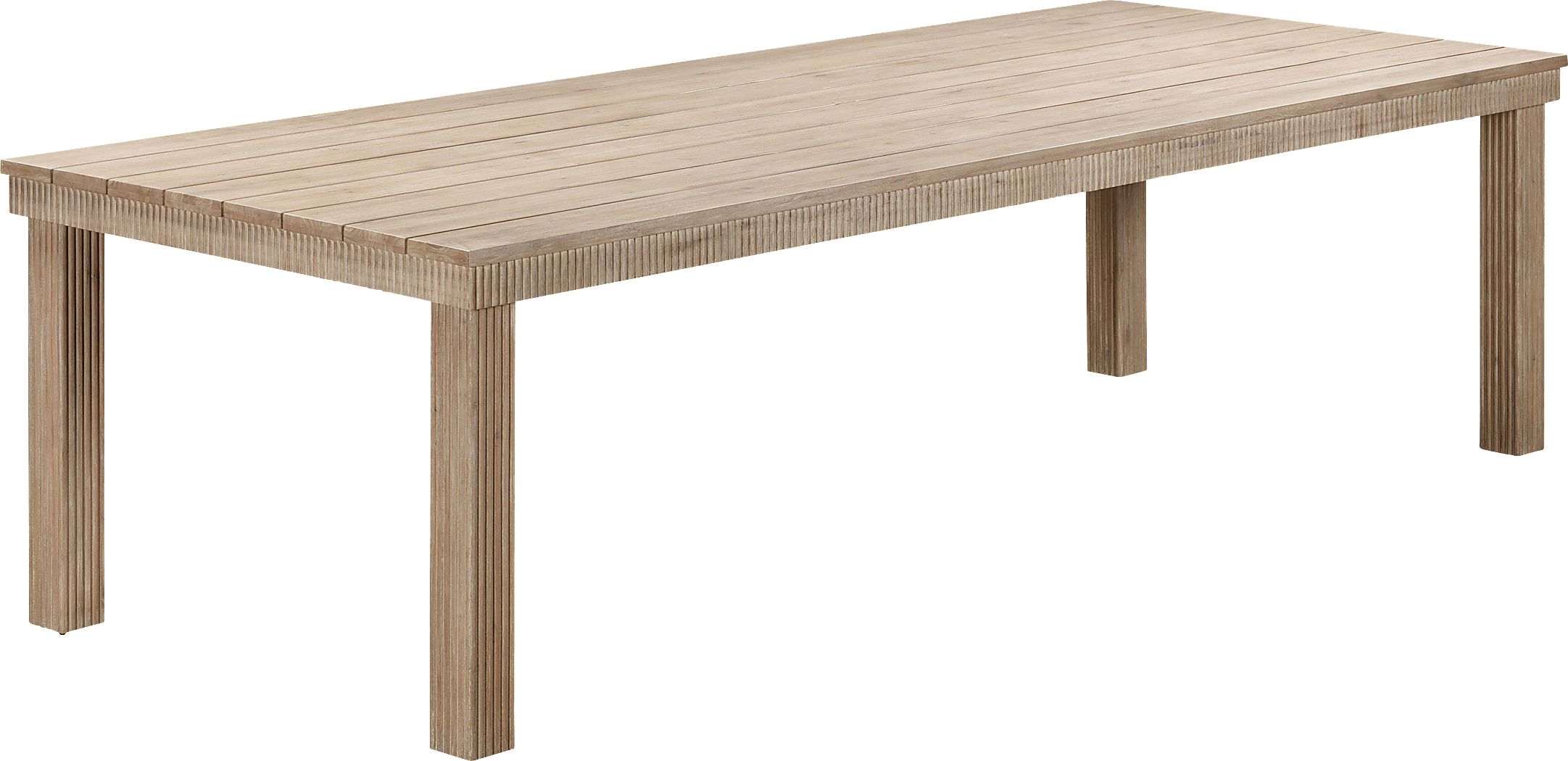 Outdoor Sodhi Brown 108 in. Dining Table