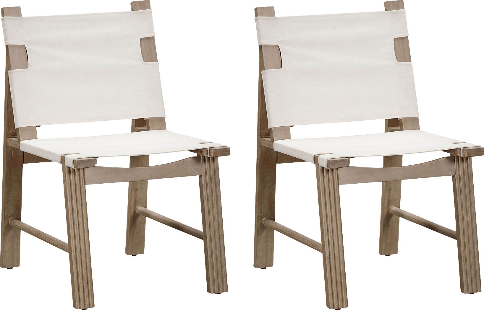 Outdoor Sodhi Cream Side Chair, Set of 2
