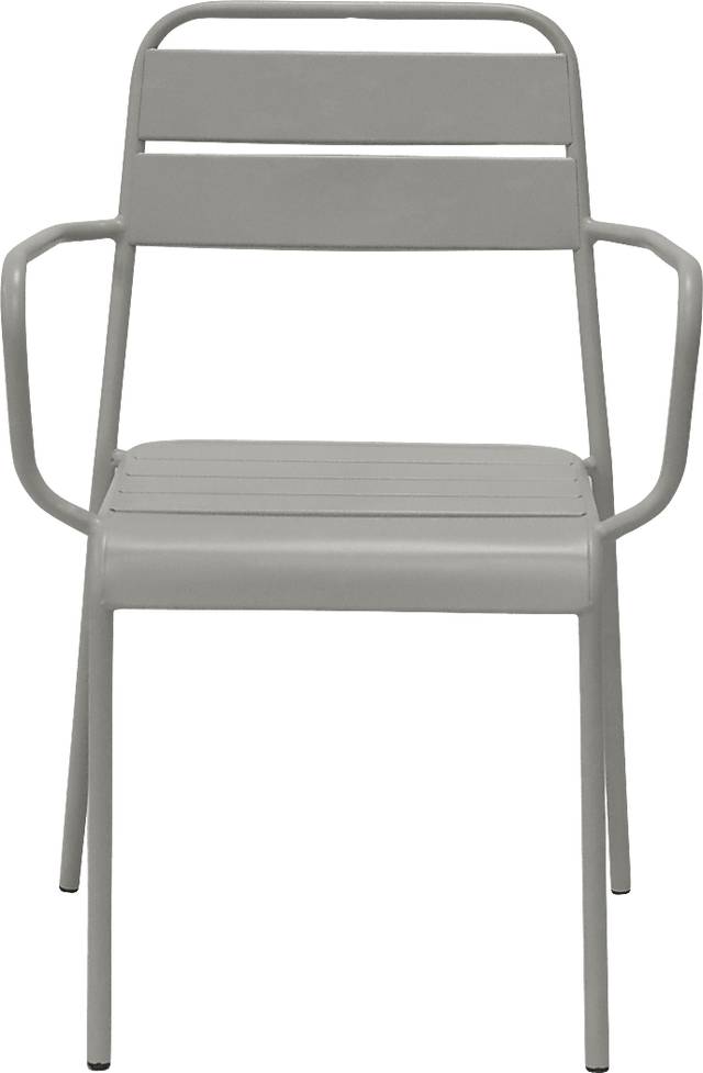 Outdoor Sowelle Gray Arm Chair, Set of 2 - Thumbnail - Image 2
