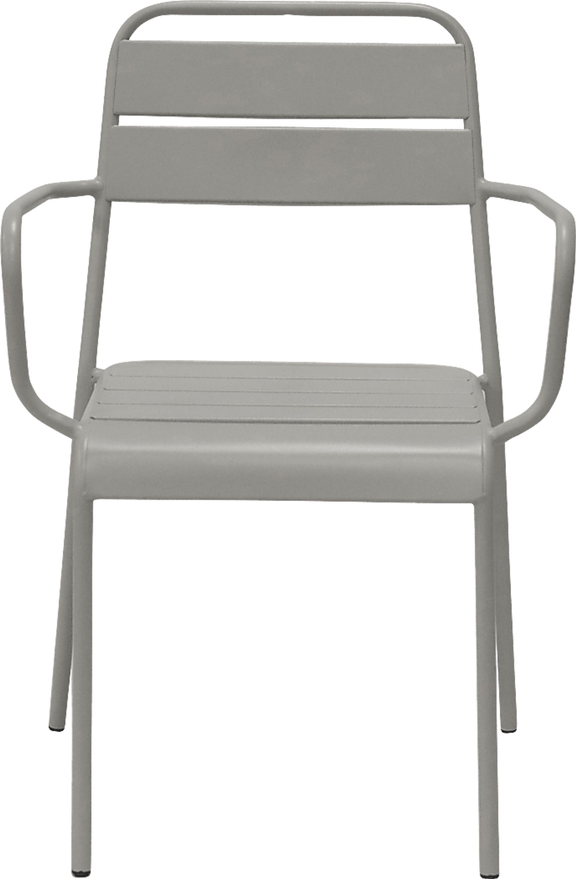Outdoor Sowelle Gray Arm Chair, Set of 2 - Image 2