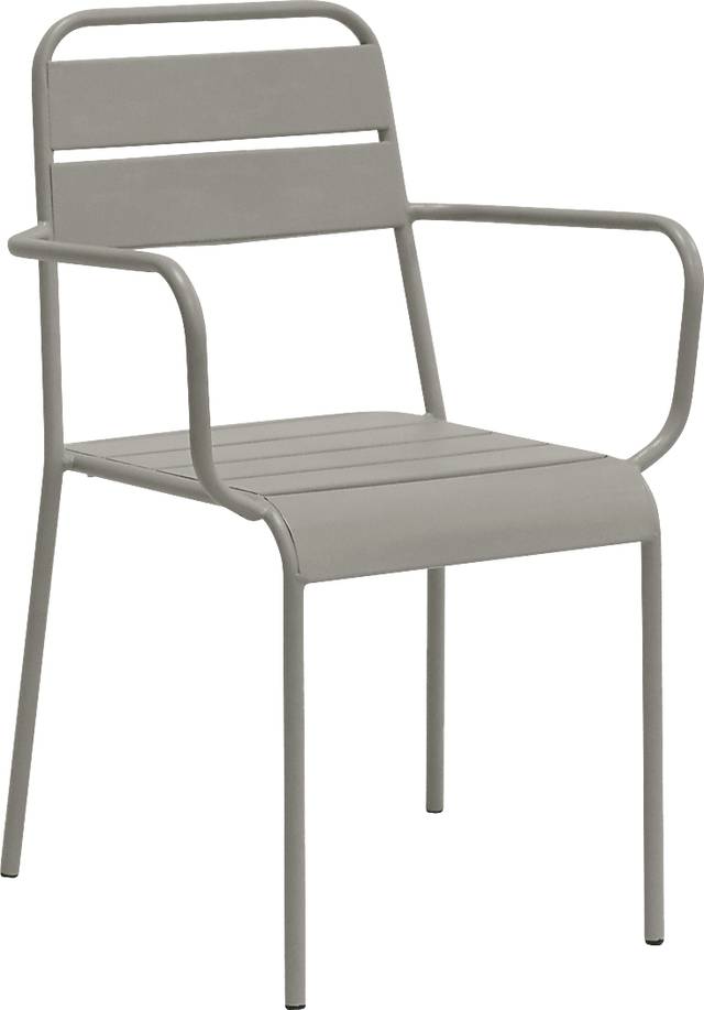 Outdoor Sowelle Gray Arm Chair, Set of 2 - Thumbnail - Image 3