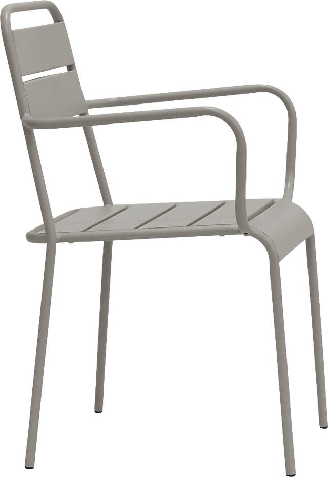 Outdoor Sowelle Gray Arm Chair, Set of 2 - Thumbnail - Image 4