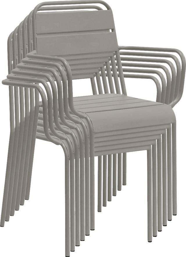 Outdoor Sowelle Gray Arm Chair, Set of 2 - Thumbnail - Image 7