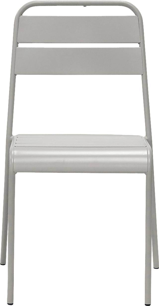 Outdoor Sowelle Gray Dining Chair, Set of 2 - Thumbnail - Image 2