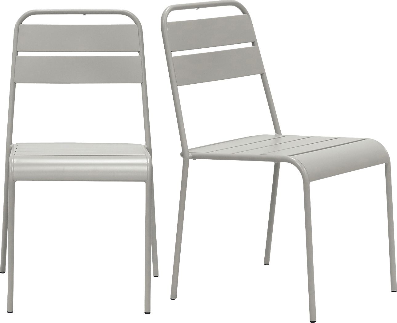 Outdoor Sowelle Gray Side Chair, Set of 2