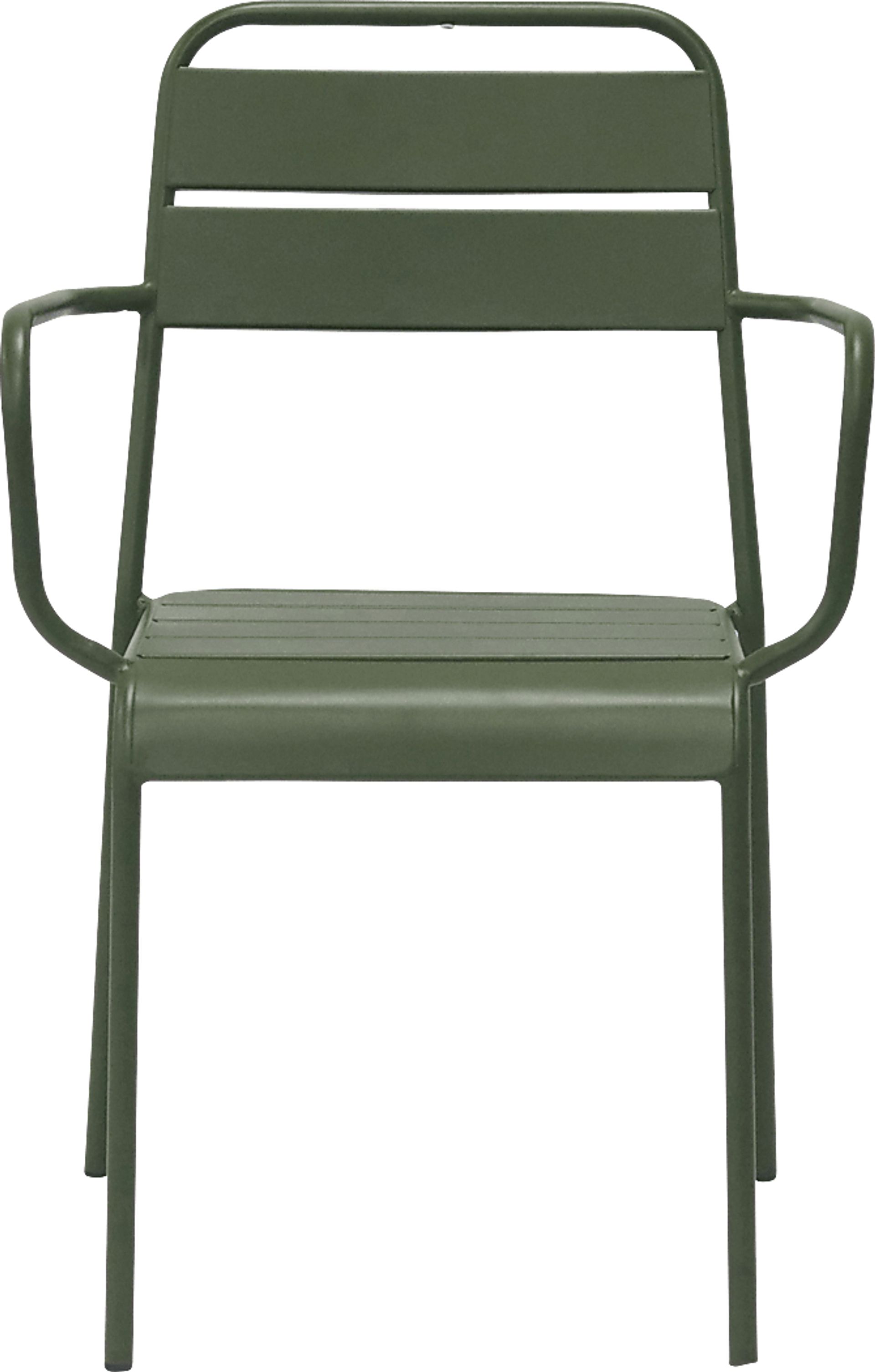 Outdoor Sowelle Green Arm Chair, Set of 2 - Image 4