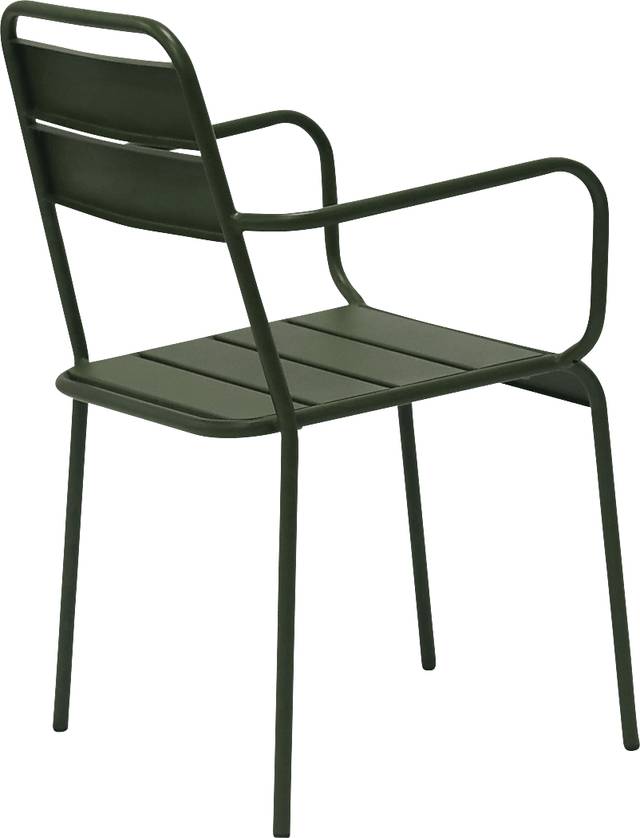 Outdoor Sowelle Green Arm Chair, Set of 2 - Thumbnail - Image 7