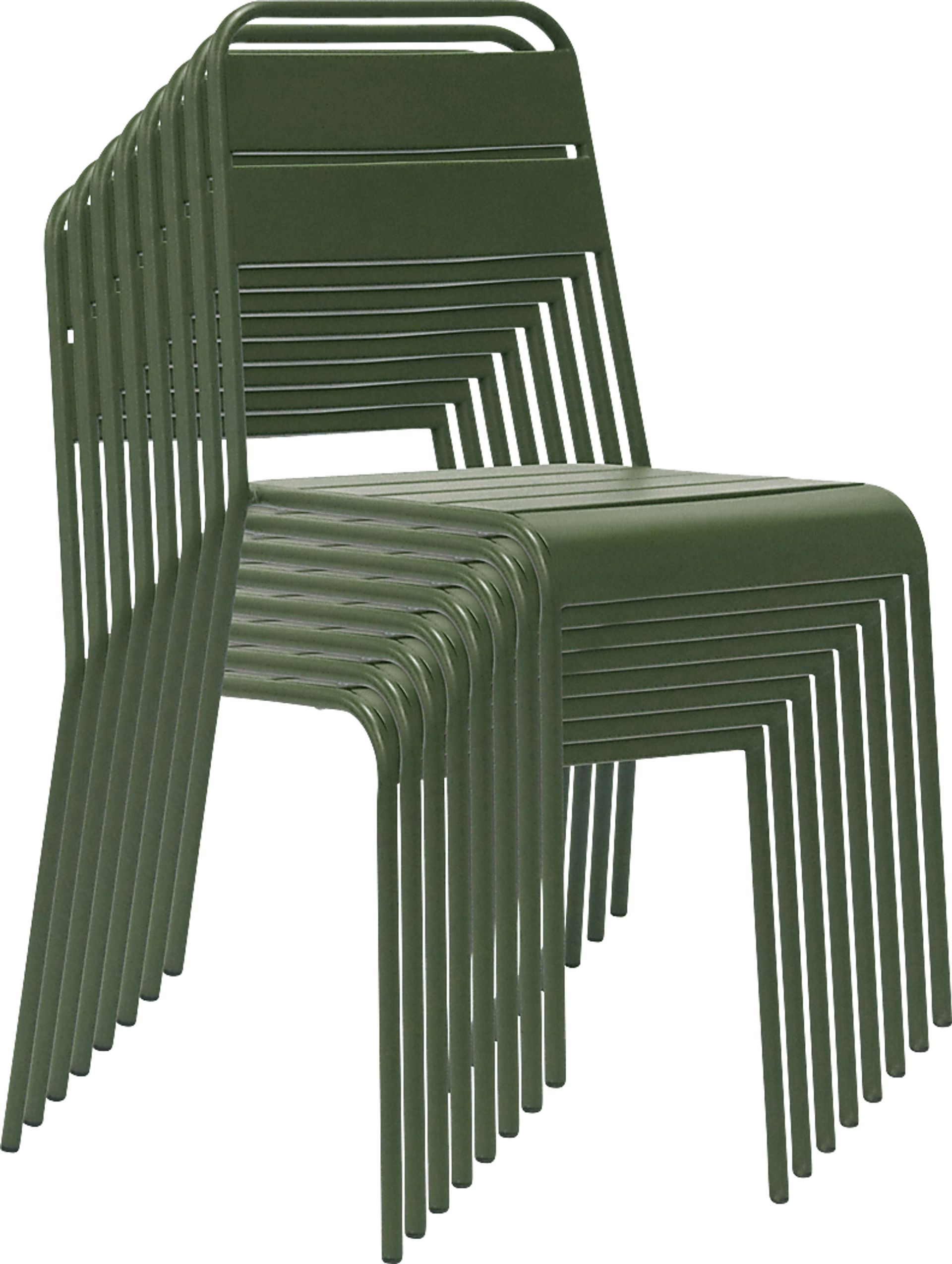 Outdoor Sowelle Green Dining Chair, Set of 2 - Image 7