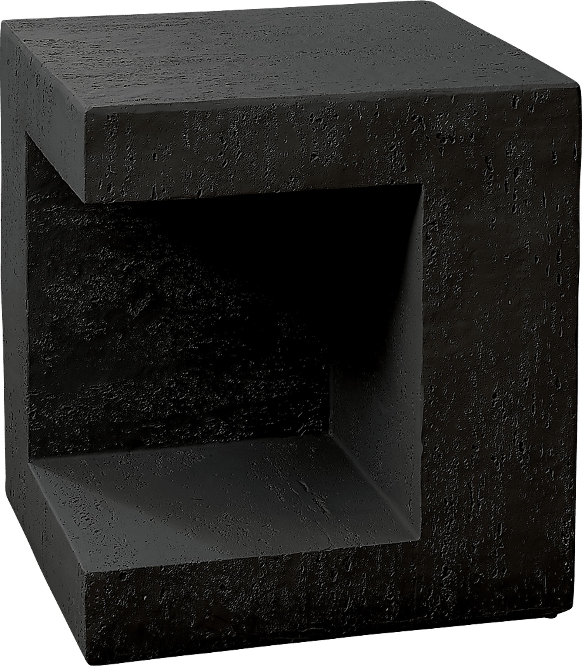 Outdoor Spheremart Black End Table - Image 1