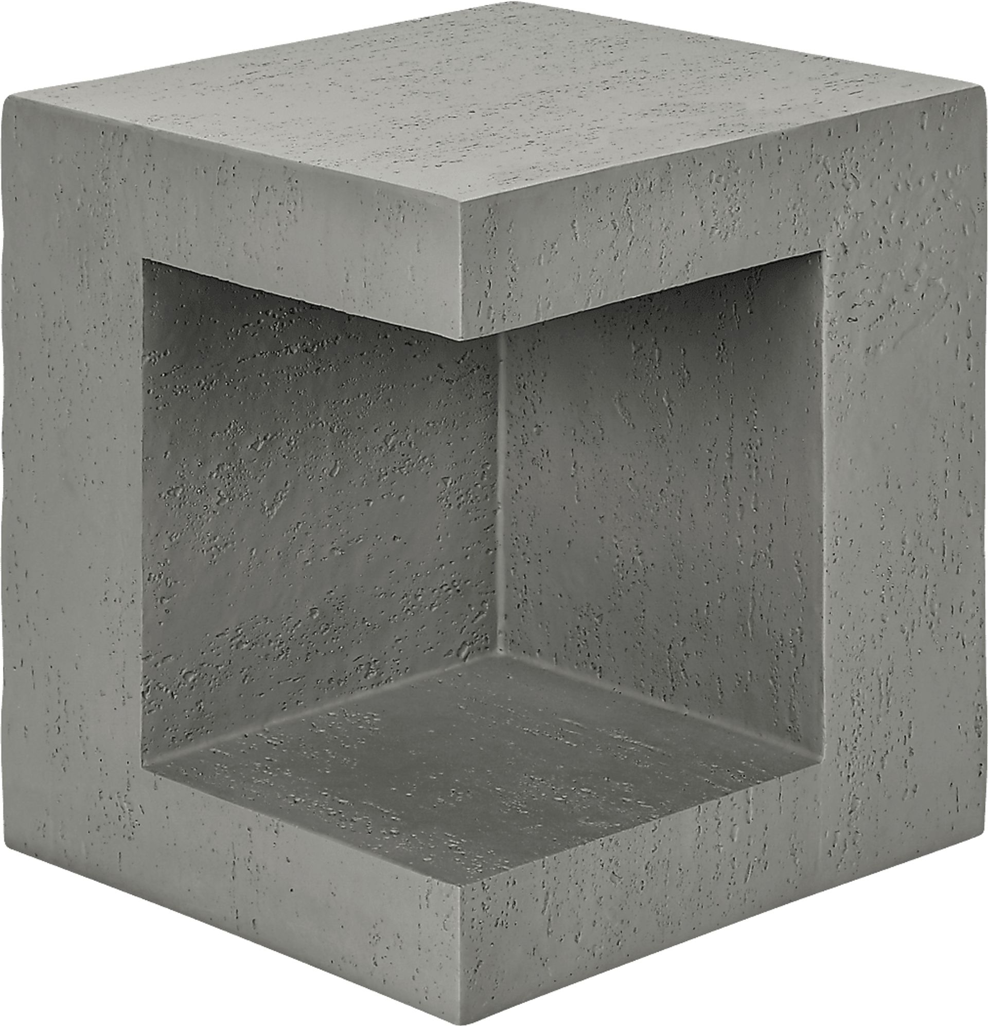 Outdoor Spheremart Gray End Table - Image 1