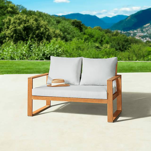 Outdoor Tahquitz Brown Bench - Thumbnail - Image 2