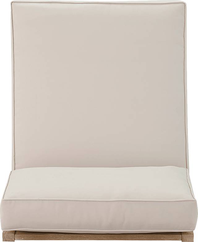 Outdoor Takena Beige Armless Chair - Thumbnail - Image 5