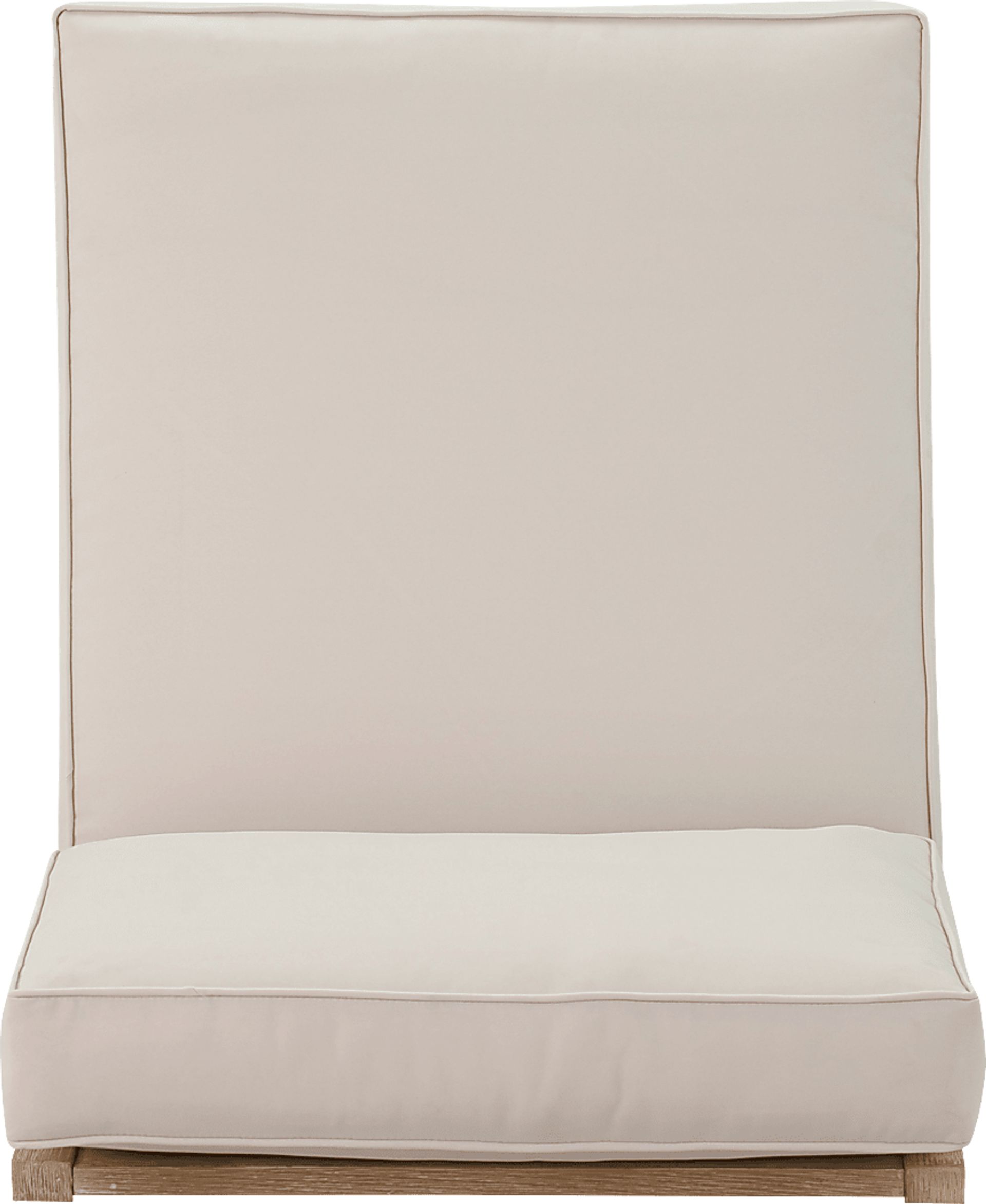 Outdoor Takena Beige Armless Chair - Image 5