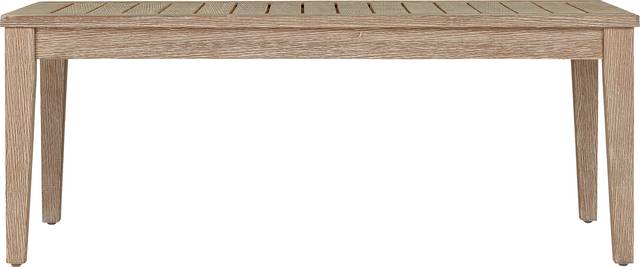 Outdoor Takena Beige Coffee Table - Thumbnail - Image 2