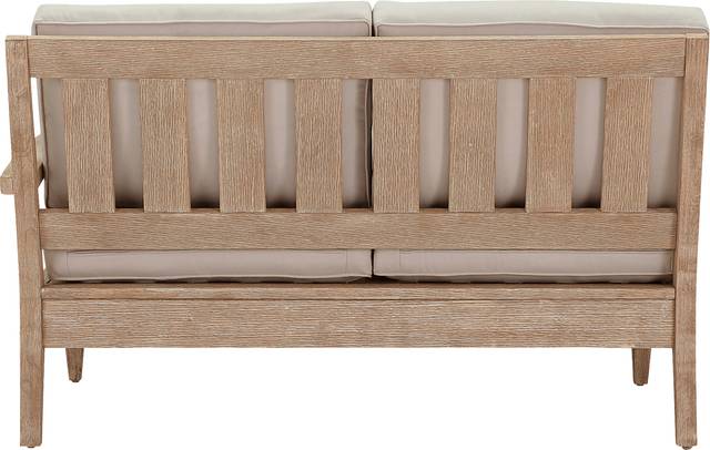 Outdoor Takena Beige Right Loveseat - Thumbnail - Image 3