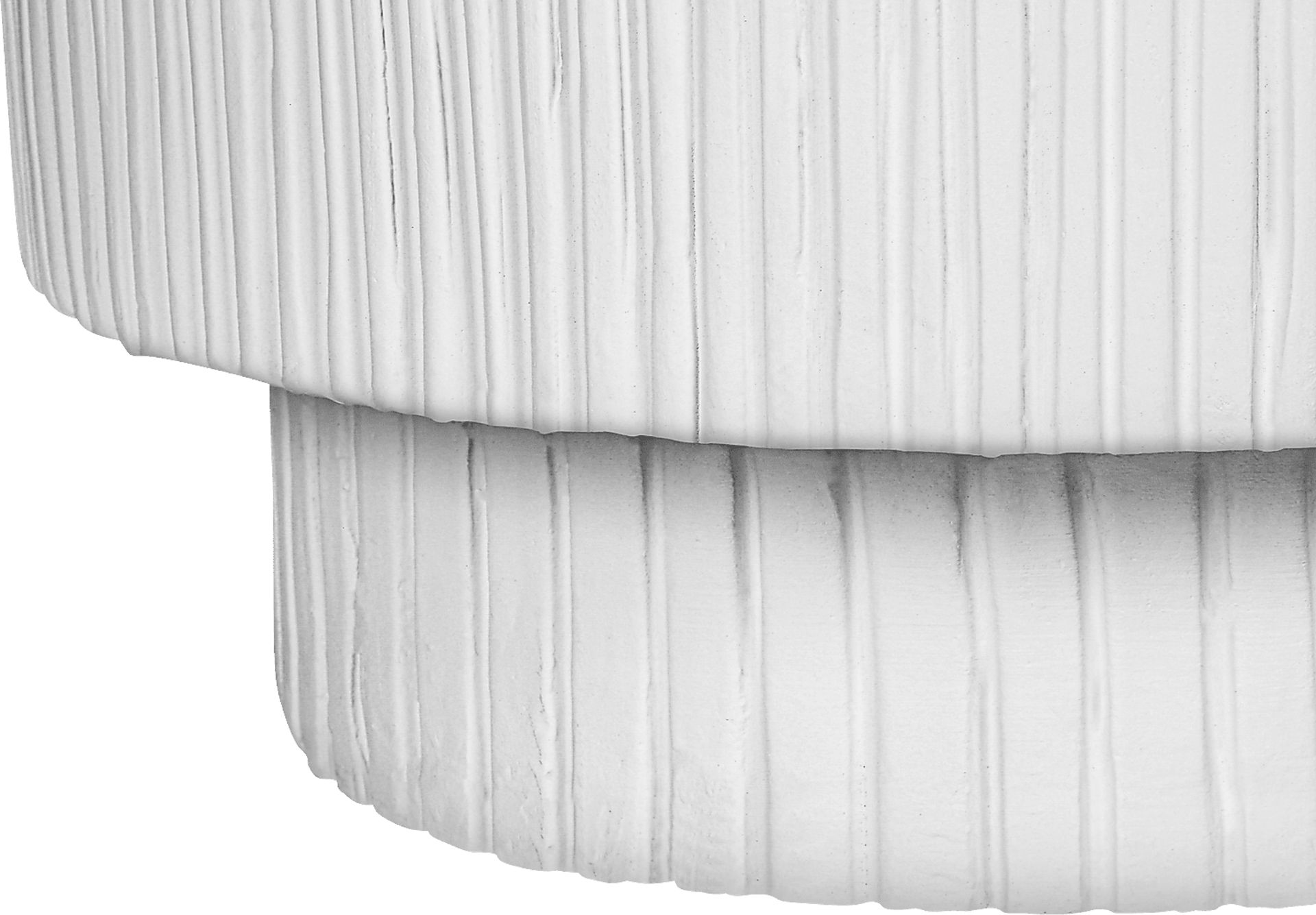 Outdoor Tucany White End Table - Image 4