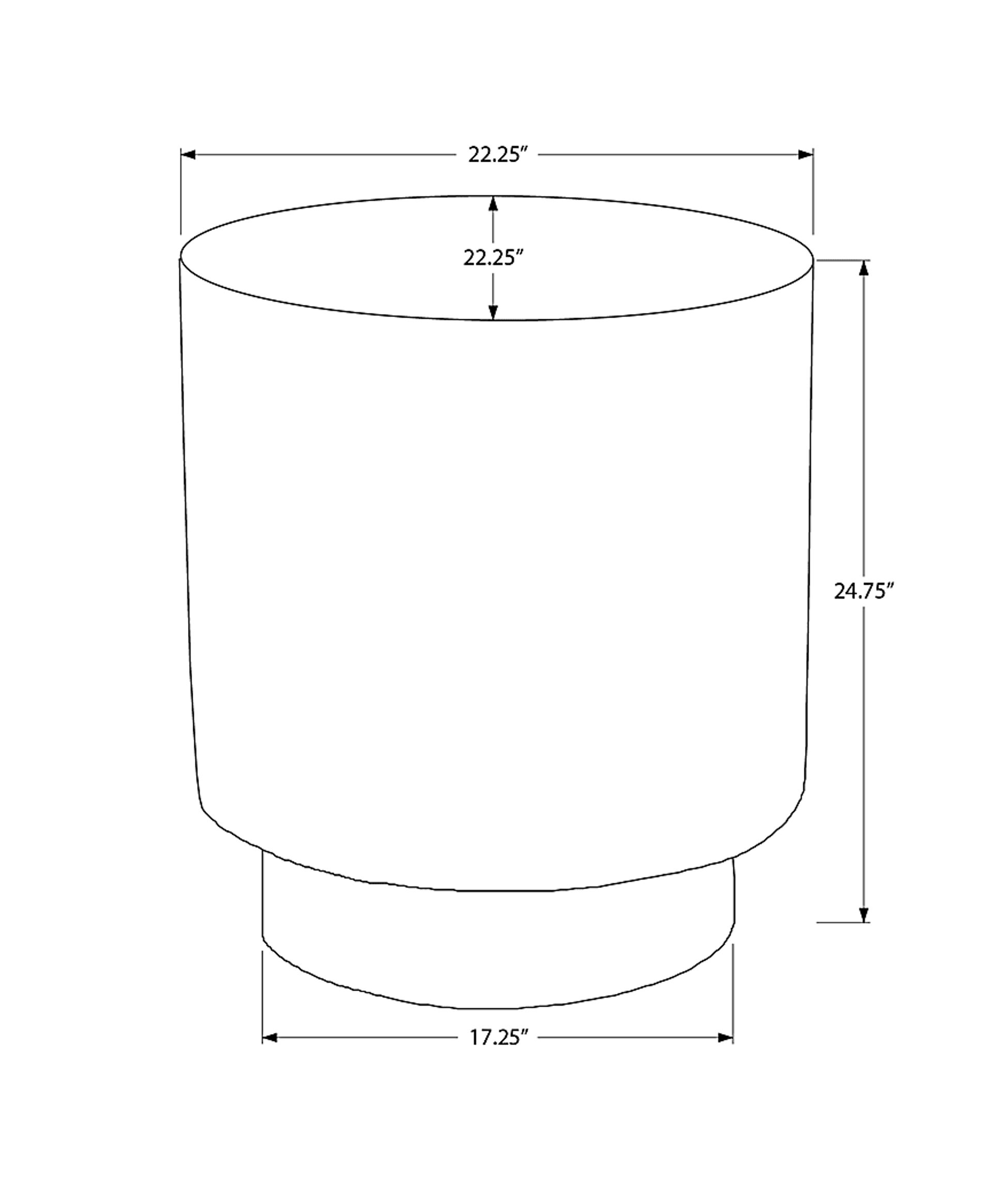 Outdoor Tucany White End Table - Image 7