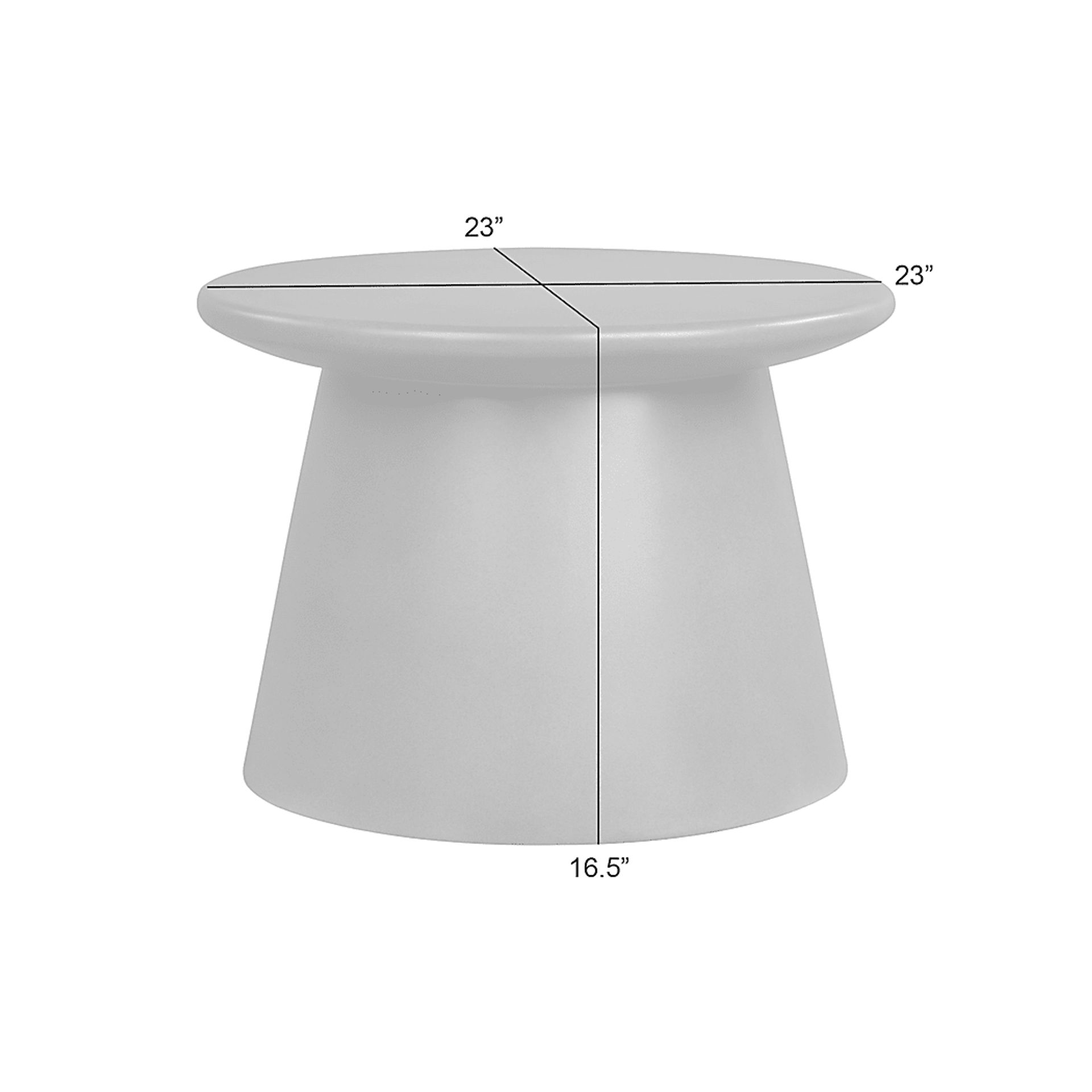 Outdoor Tulda Gray Cocktail Table - Image 4