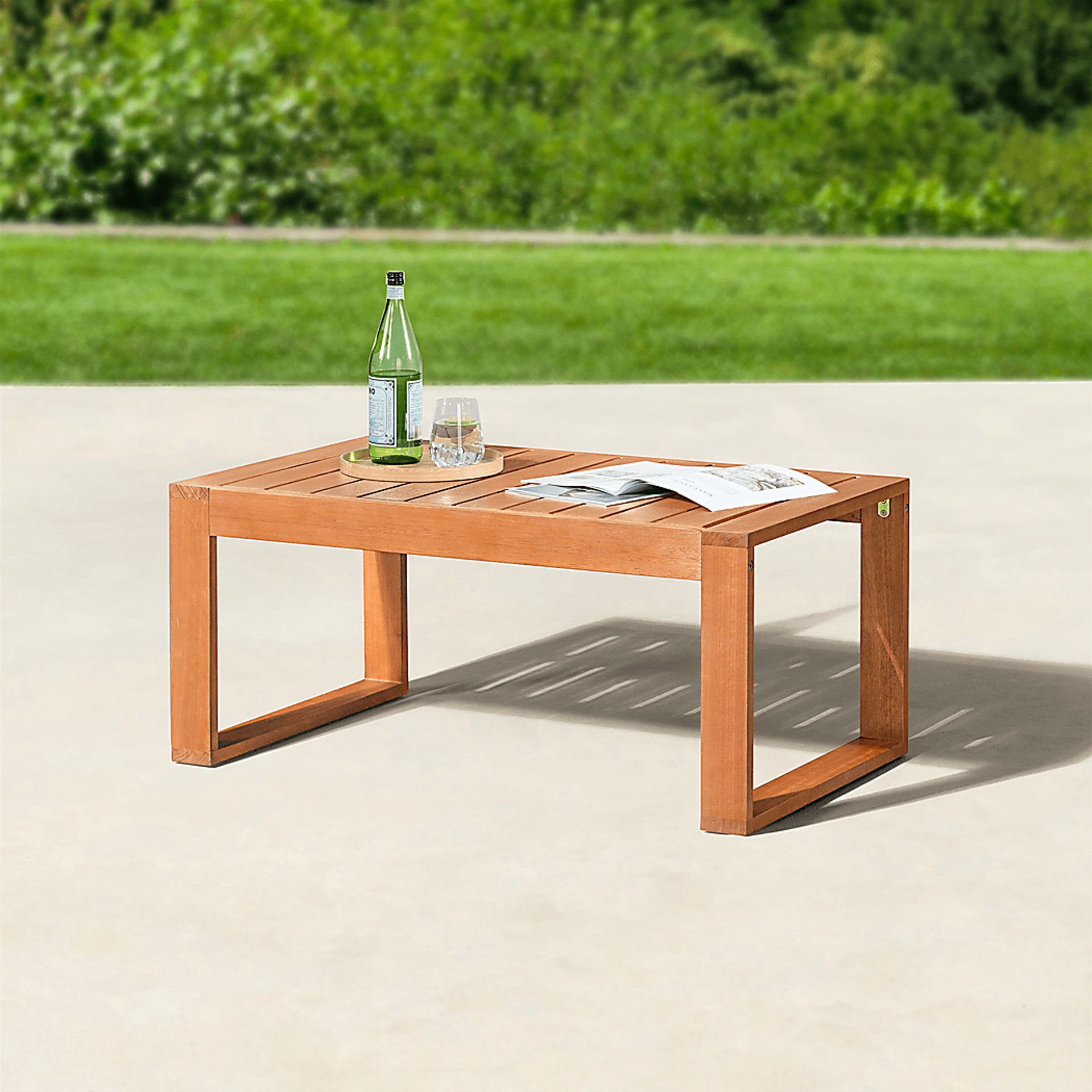 Outdoor Vandenberghe Brown Cocktail Table - Image 2