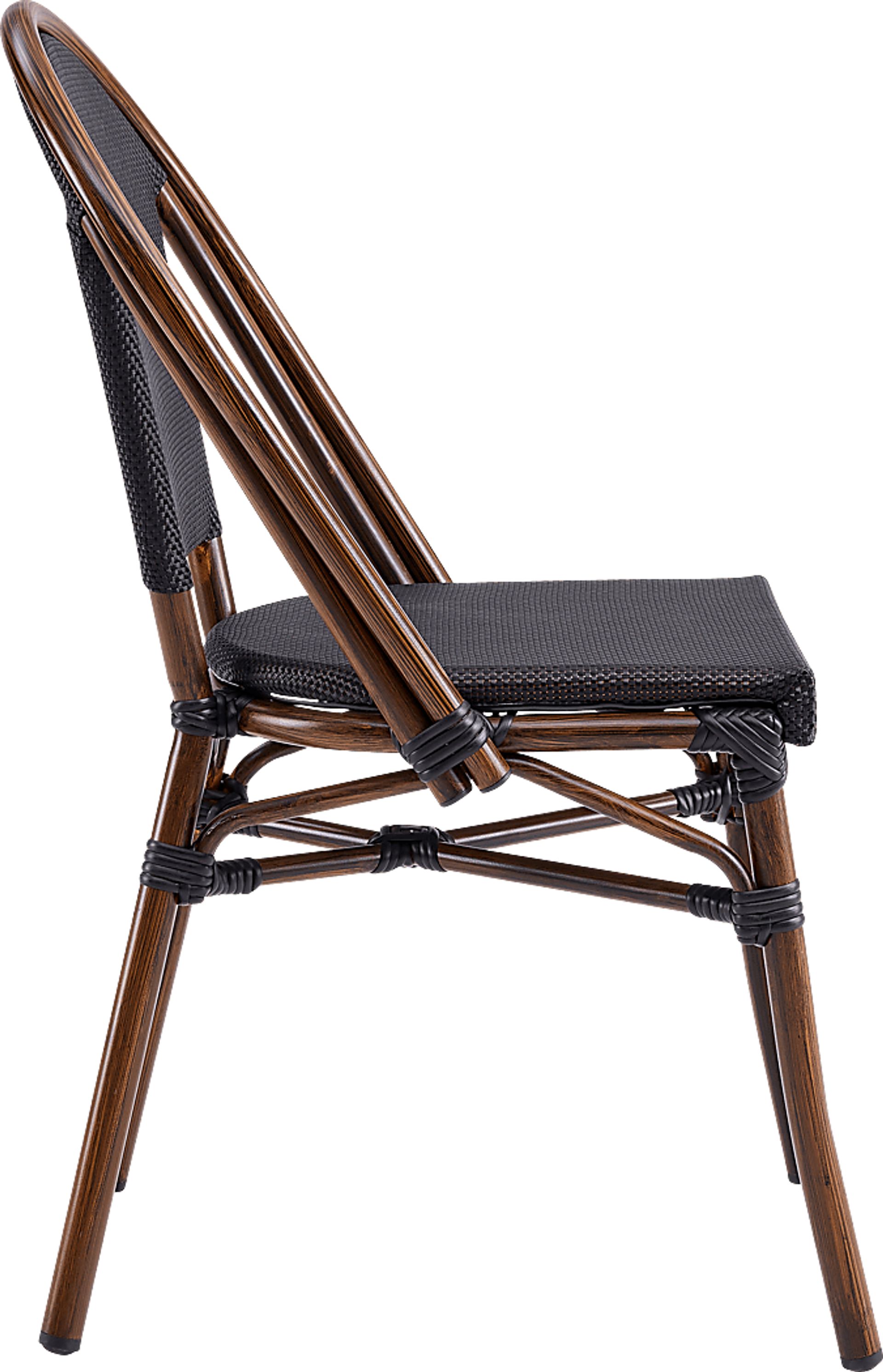 Outdoor Villepigue Black Dining Chair, Set of 2 - Image 5