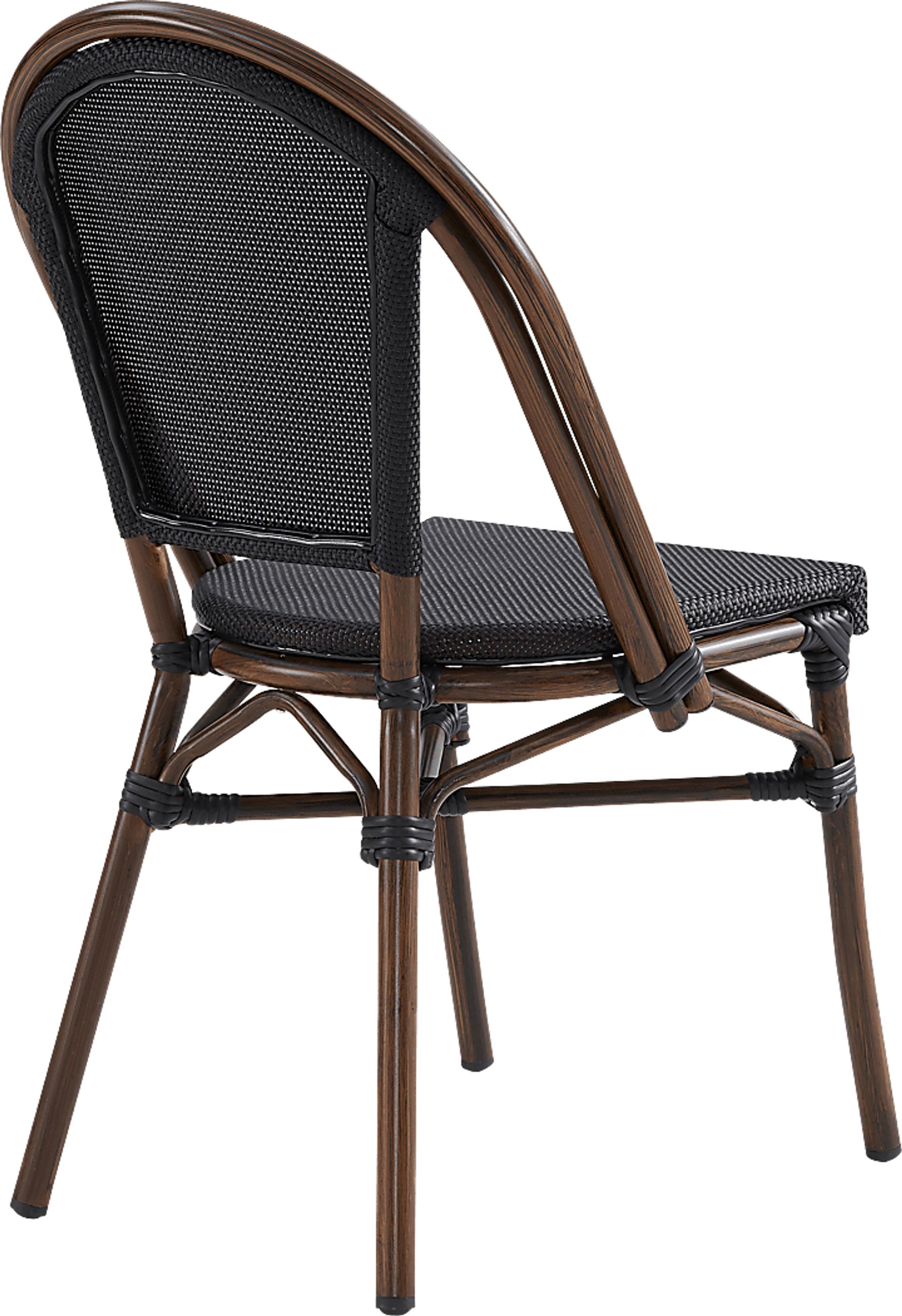 Outdoor Villepigue Black Dining Chair, Set of 2 - Image 6