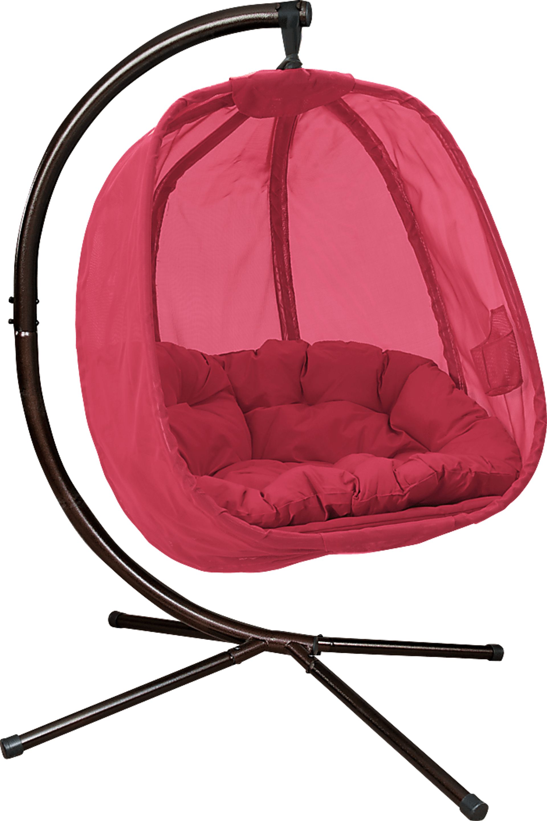 Outdoor Waseca Red Hanging Chair - Image 1