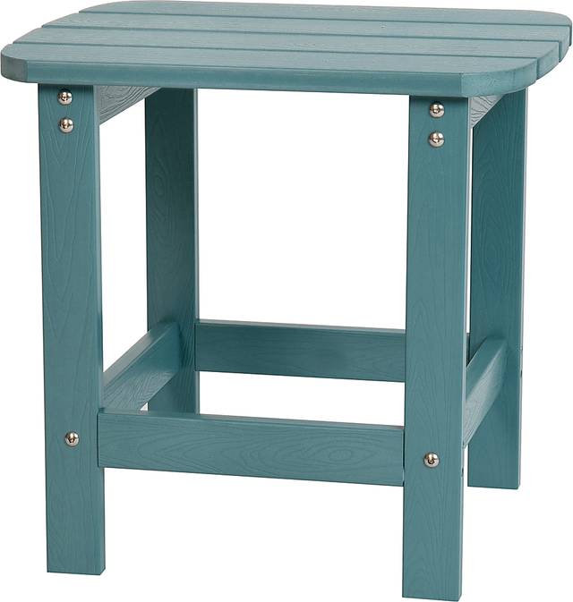 Outdoor Winnie Elle Blue Rocking Chairs and Accent Table - Thumbnail - Image 5