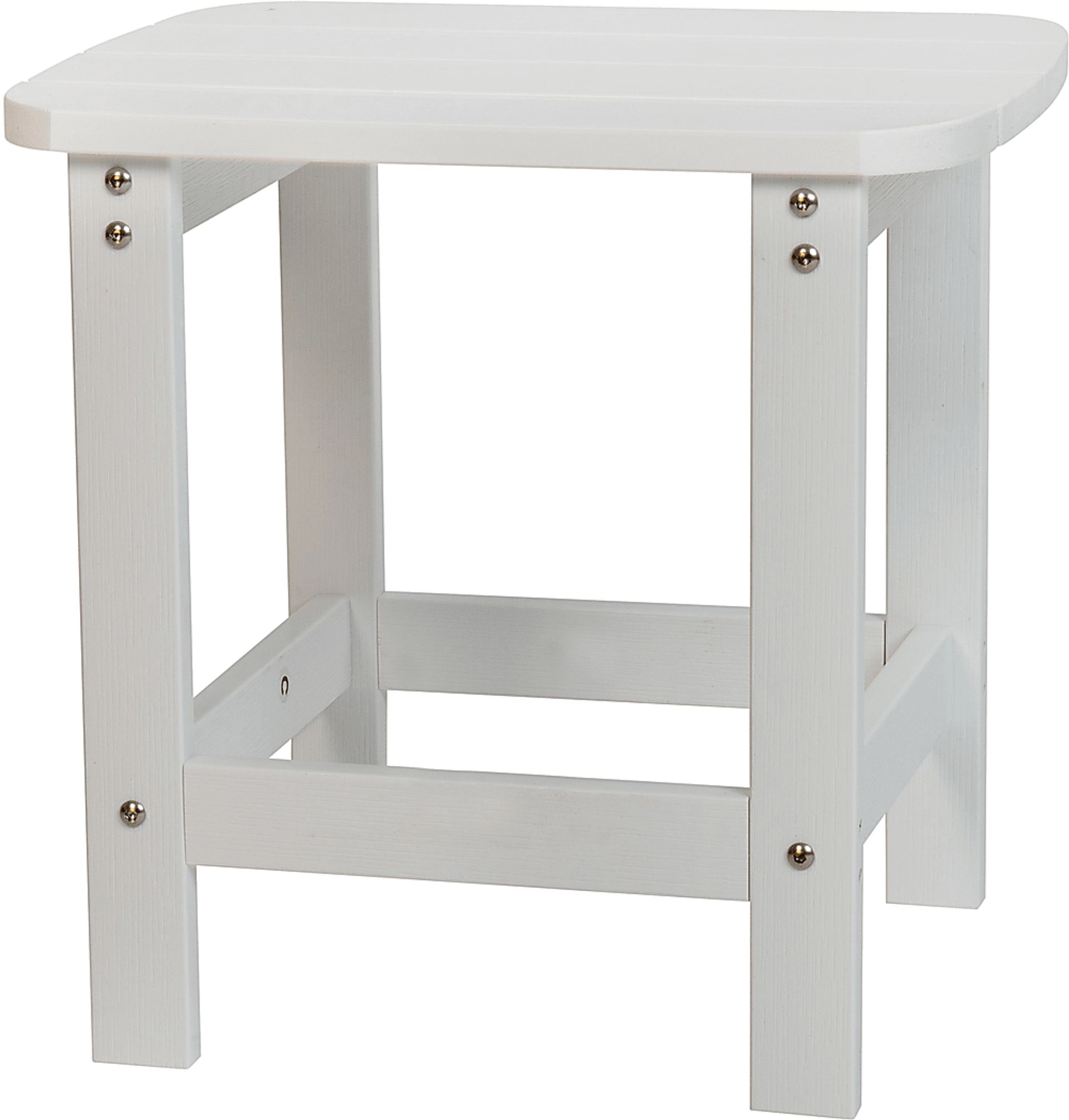 Outdoor Winnie Elle White Rocking Chairs and Accent Table - Image 5