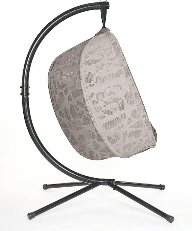 Outdoor Wolframe Beige Hanging Chair - Thumbnail - Image 3