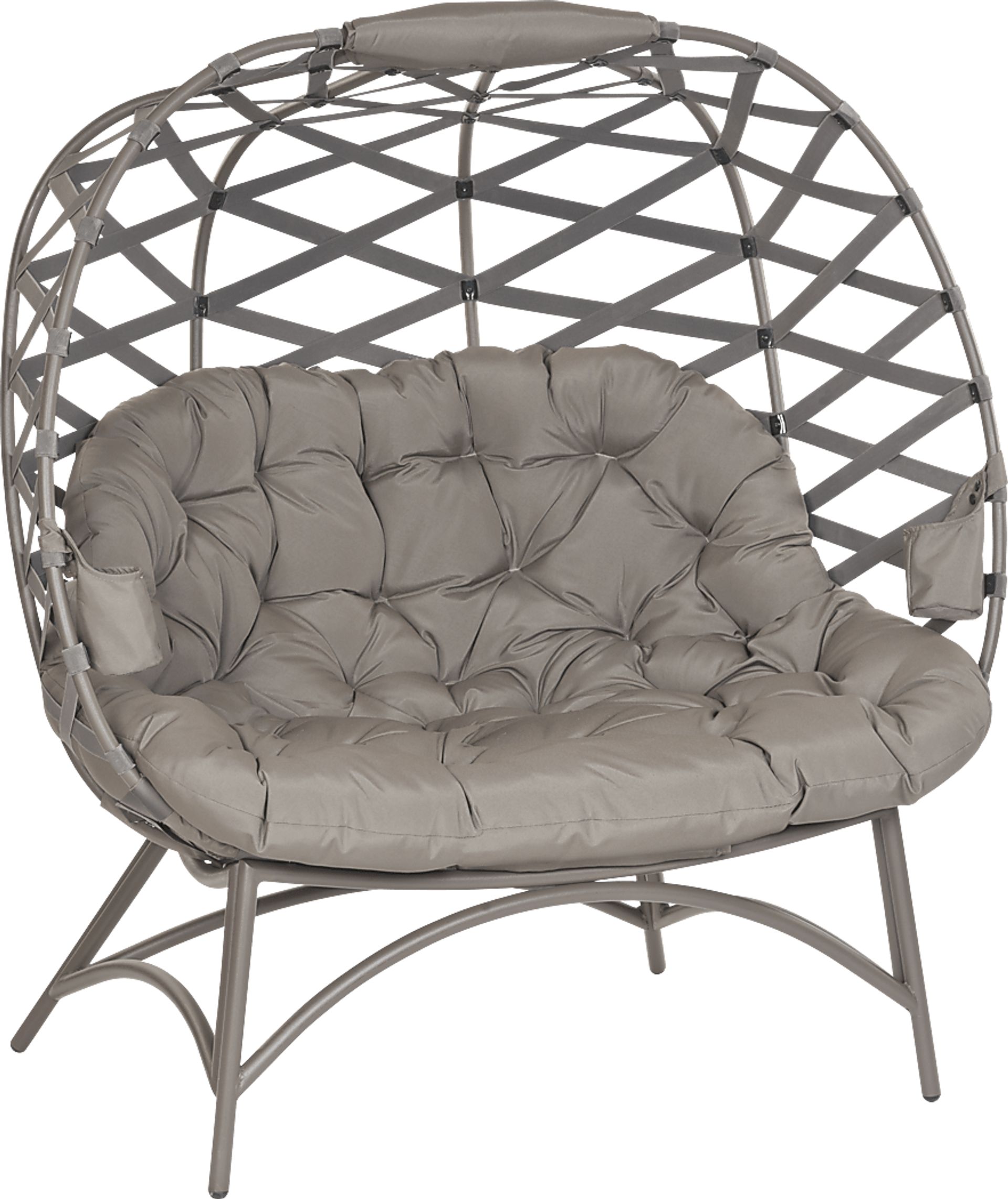 Outdoor Zabolio Beige Loveseat - Image 4