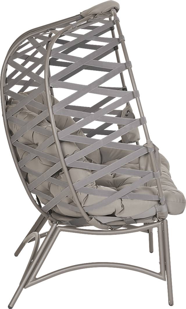 Outdoor Zabolio Beige Loveseat - Thumbnail - Image 6