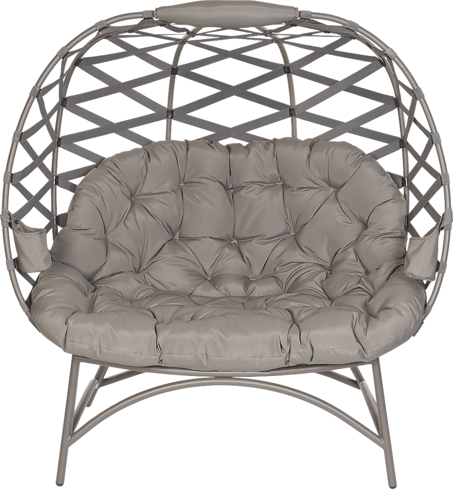 Outdoor Zabolio Beige Loveseat - Image 1