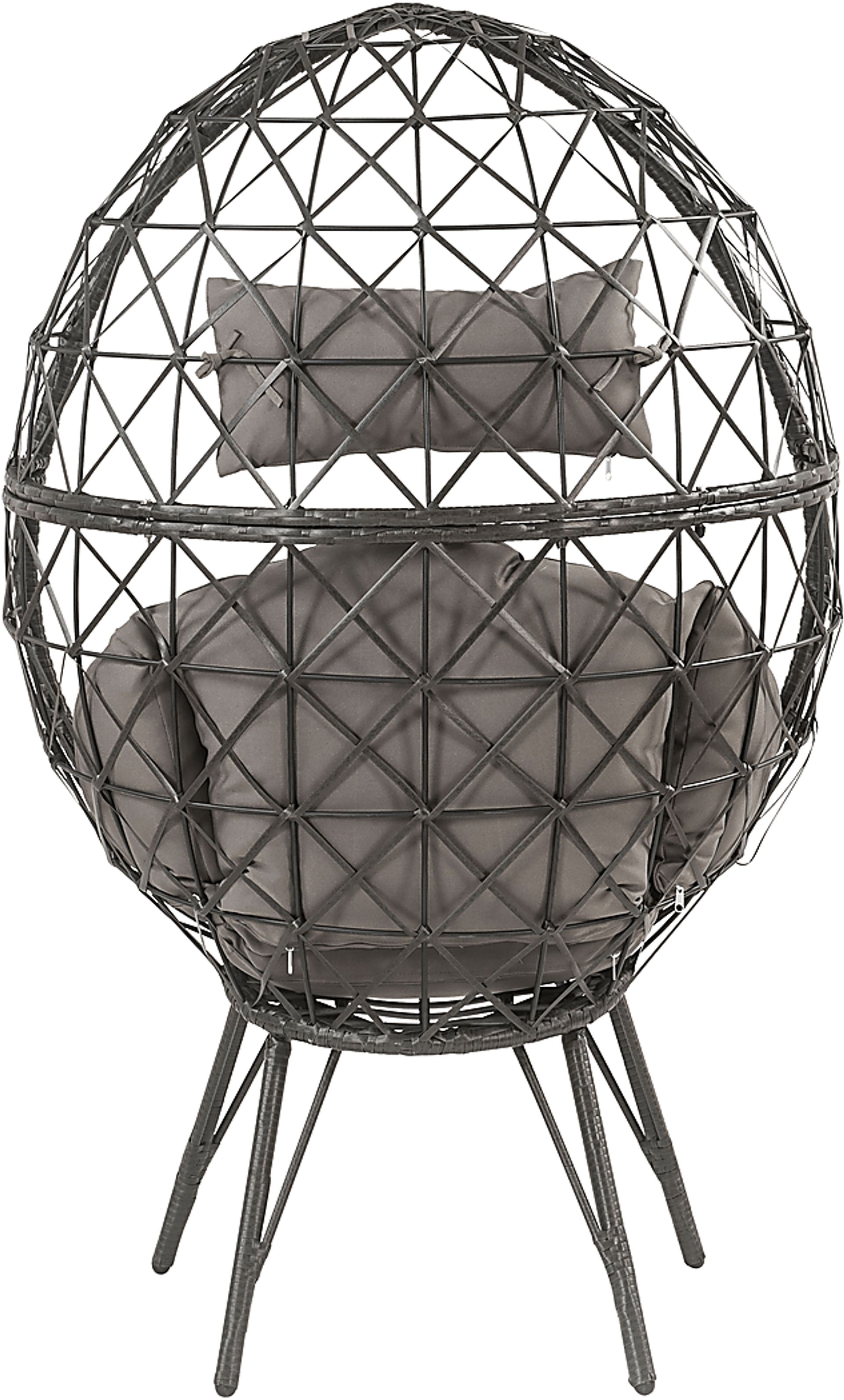 Outdoor Zaelan Black Egg Chair - Image 5